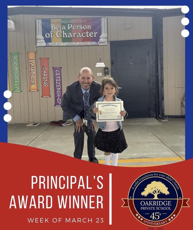 march 23 principal award winner