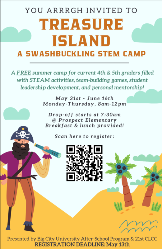 Treasure Island STEM Camp