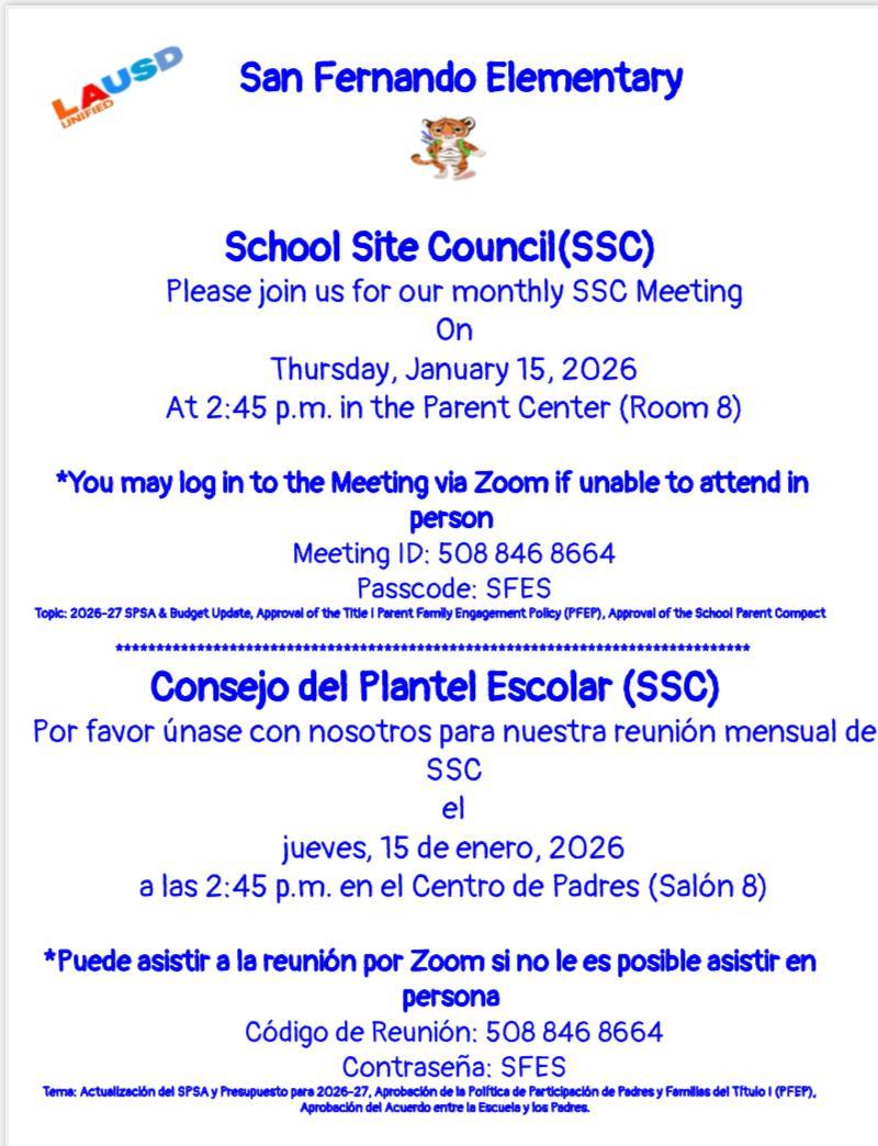 ssc mtg