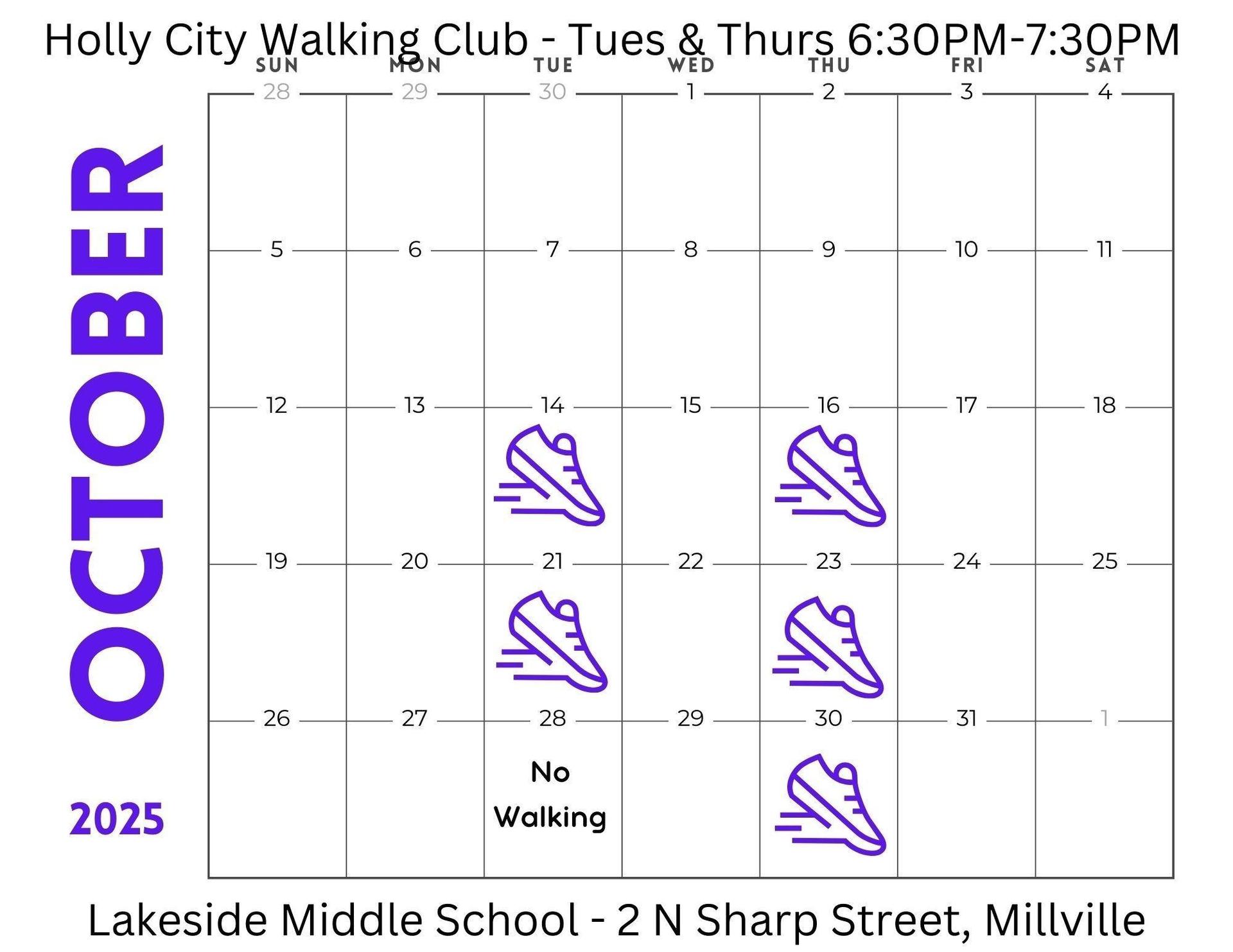 Walking Calendar