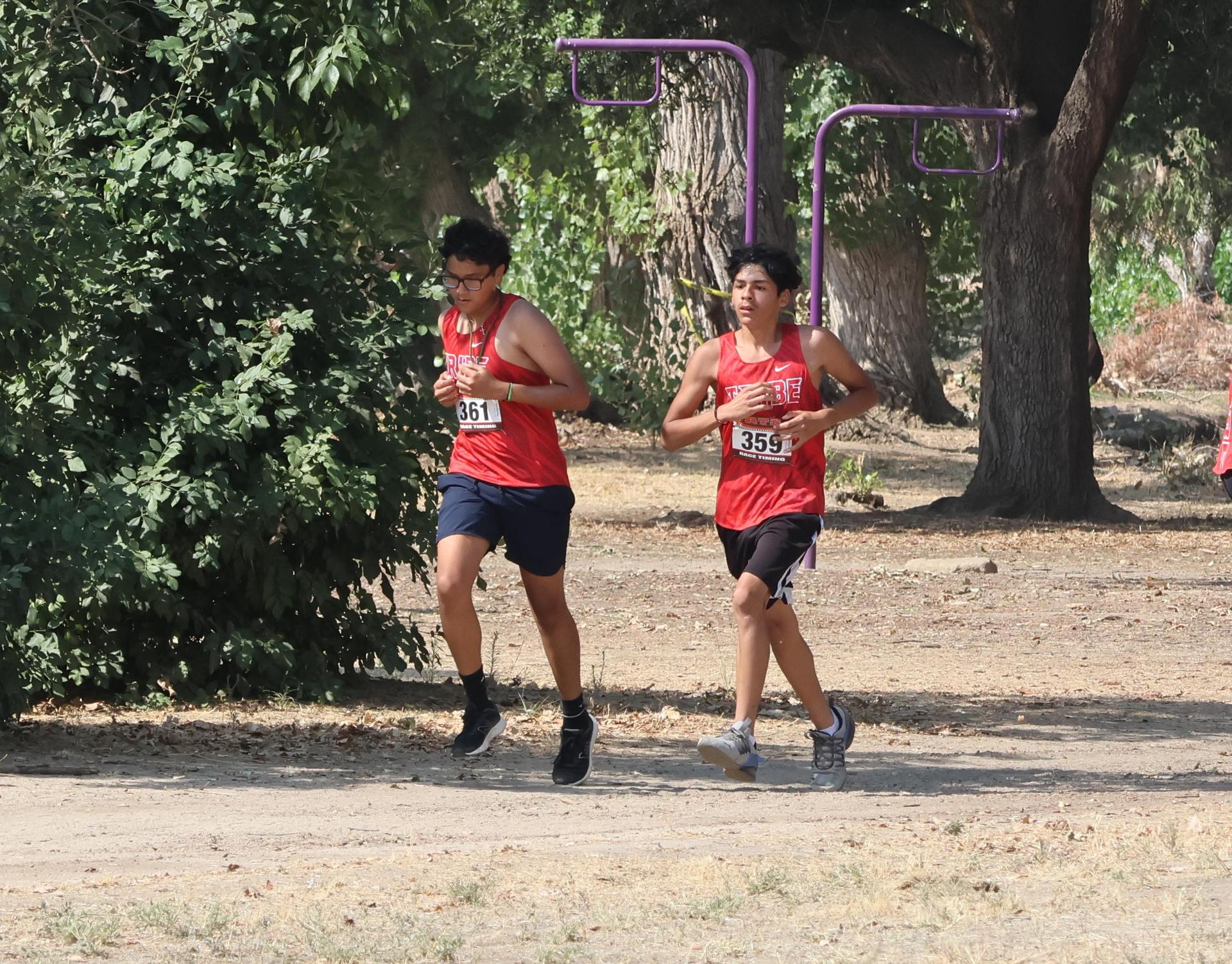 cross country runners in action at woodward park