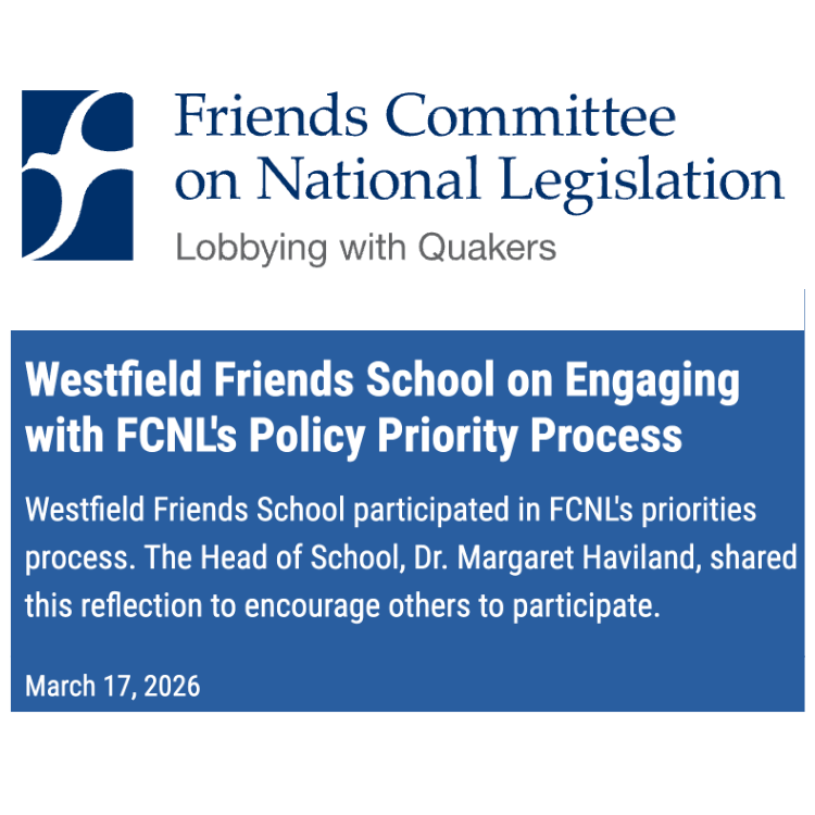 Westfield Middle Schoolers Speak to Issues of Peace, Justice, and Environmental Stewardship