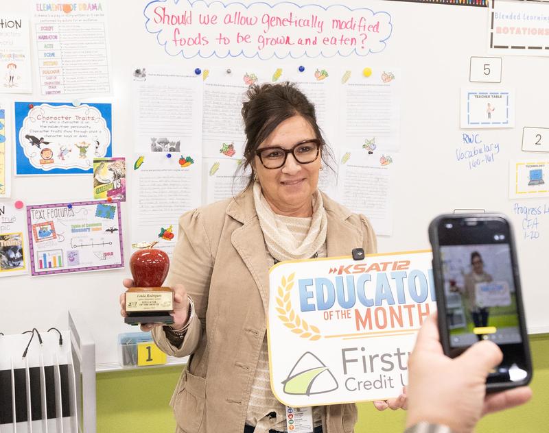 ksat 12 educator of the month