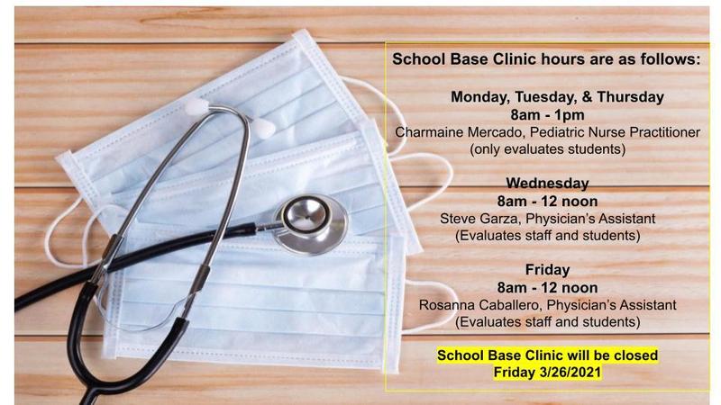 School Base Clinic Hours Featured Photo