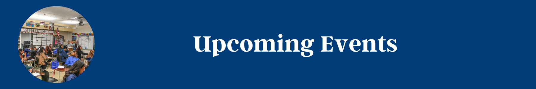 Upcoming Events