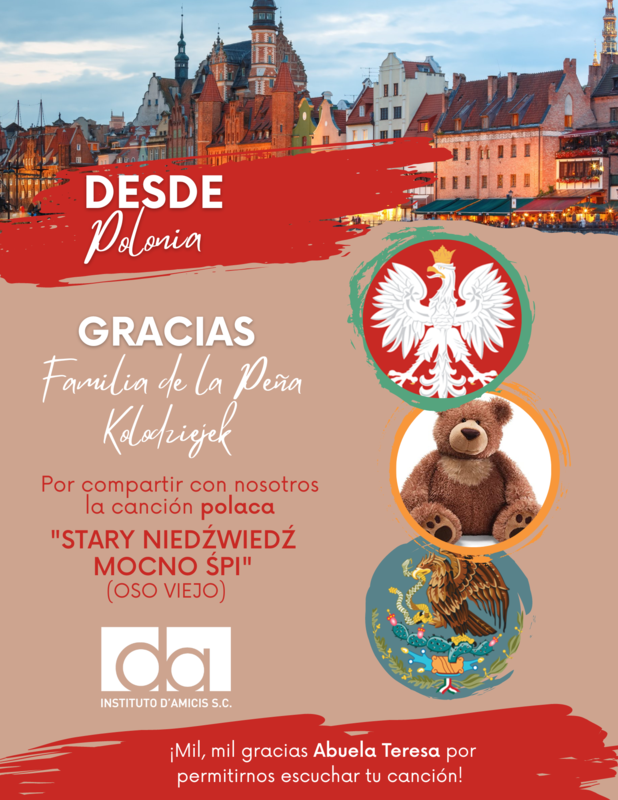 En el marco del Día Internacional de la Lengua Materna y del Día de los Abuelos: ¡Gracias a la Familia de la Peña Kolodziejek!