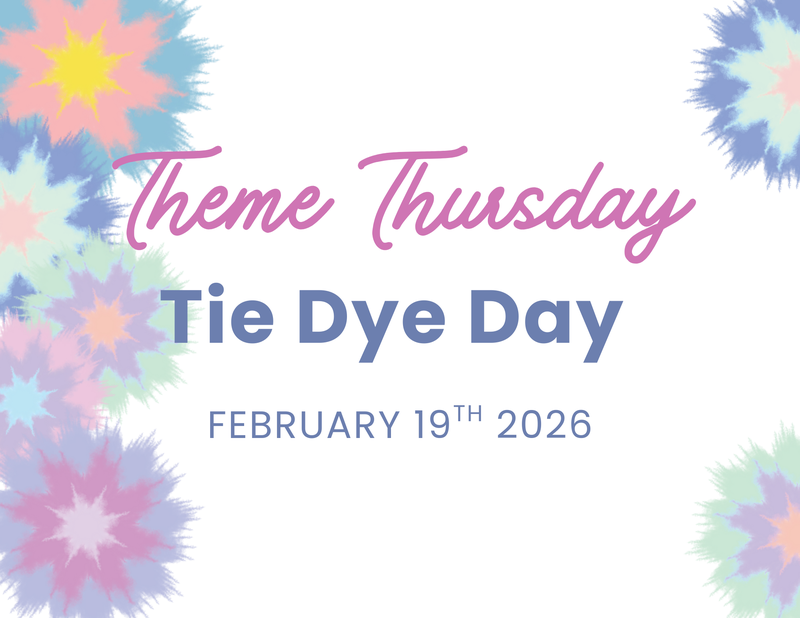 tie dye day flyer
