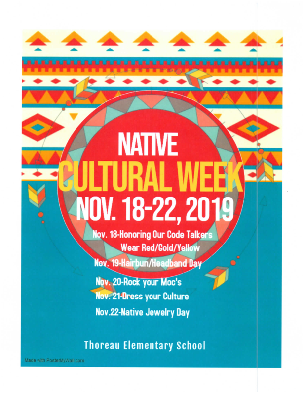 Native Cultural Week: November 18-22, 2019 Featured Photo