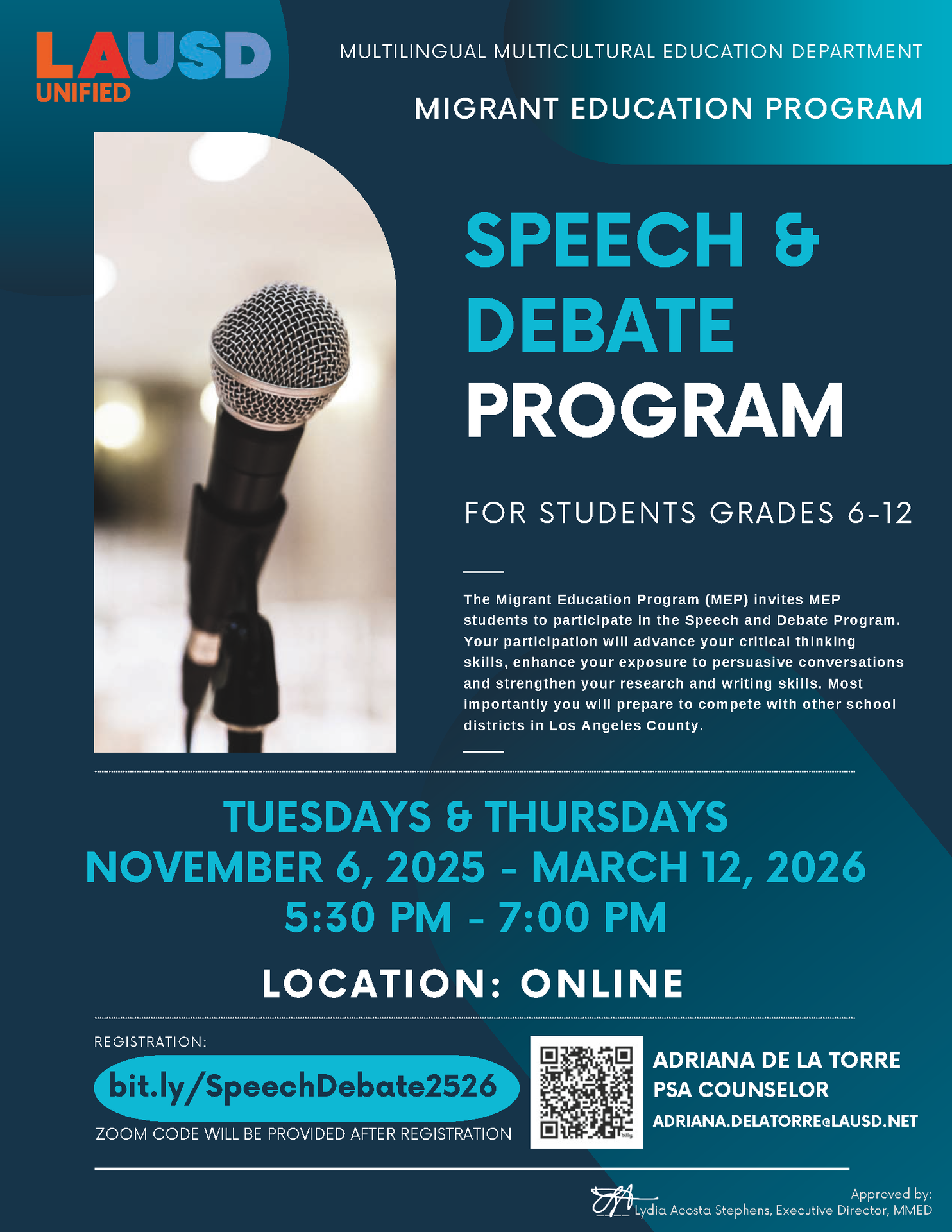 Speech & Debate Flyer