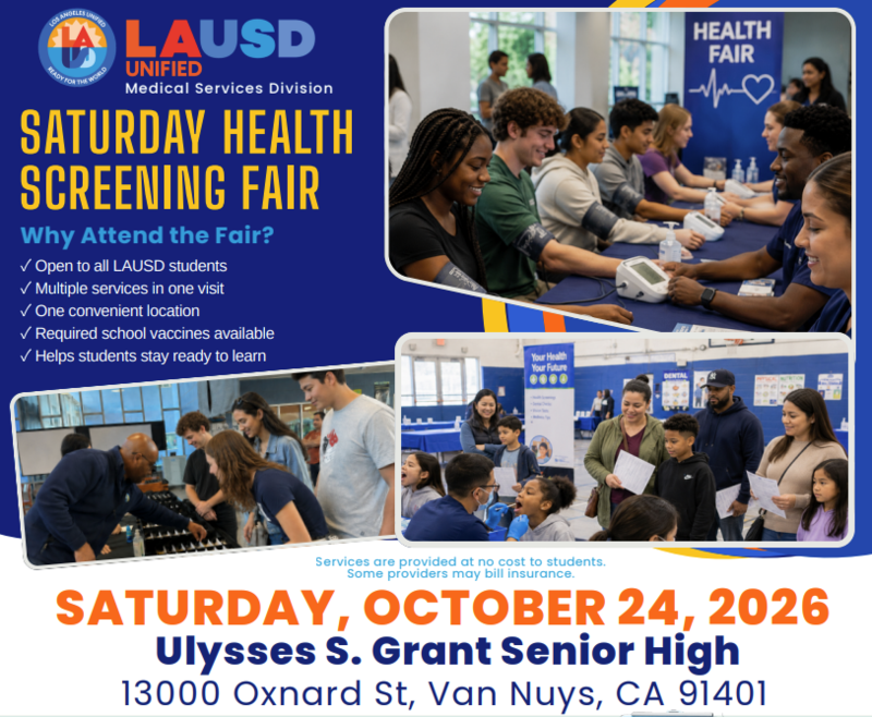 Saturday Health Screening Fair | Saturday, Oct. 24, 2206 | 9AM-2PM Featured Photo