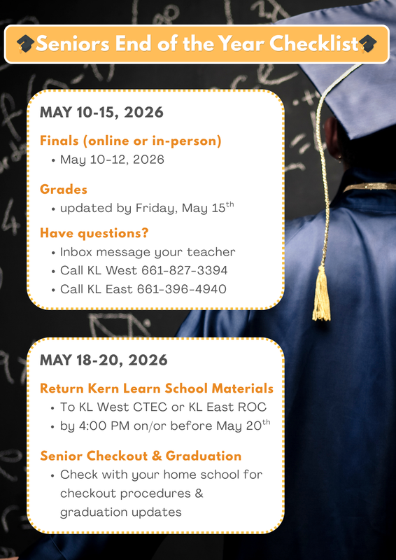 Seniors EOTY Checklist