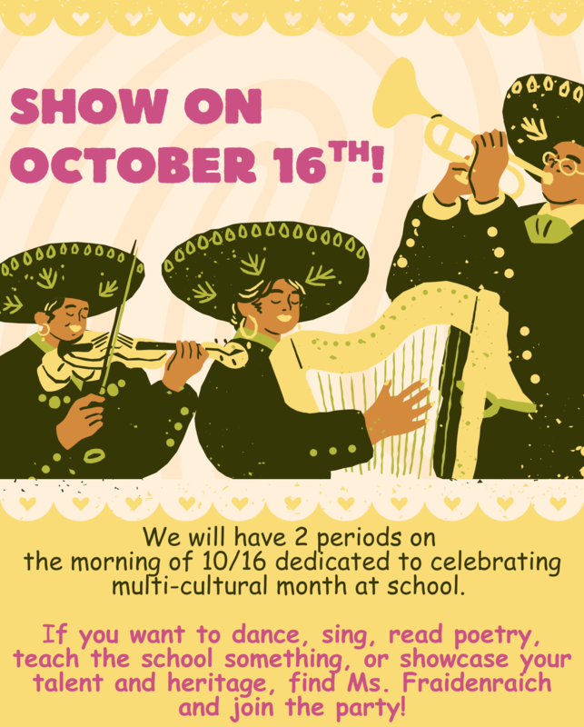 SPANISH MONTH POSTER
