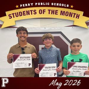 Perry May Students of the Month