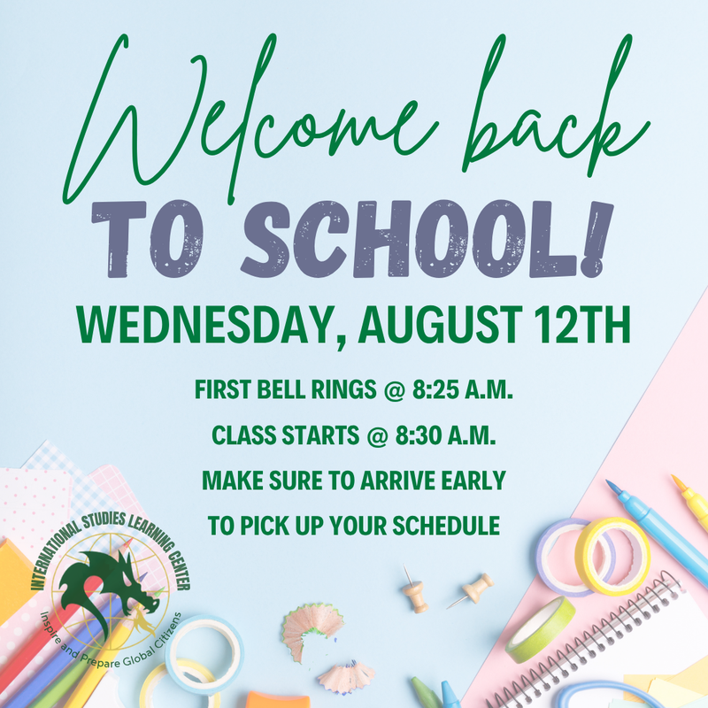 Welcome back to school flyer