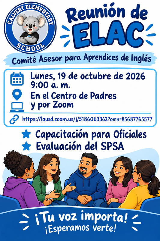 ELAC flier Spanish