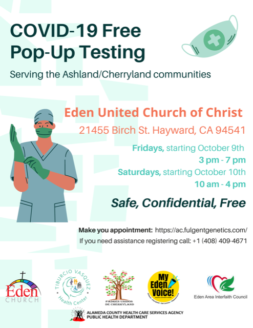 Covid testing flyer