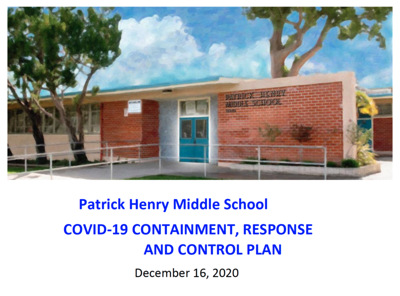 COVID-19 Containment, Response and Control Plan Featured Photo