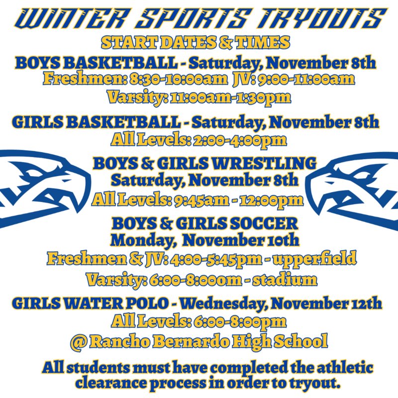 Winter Sports Start Soon
