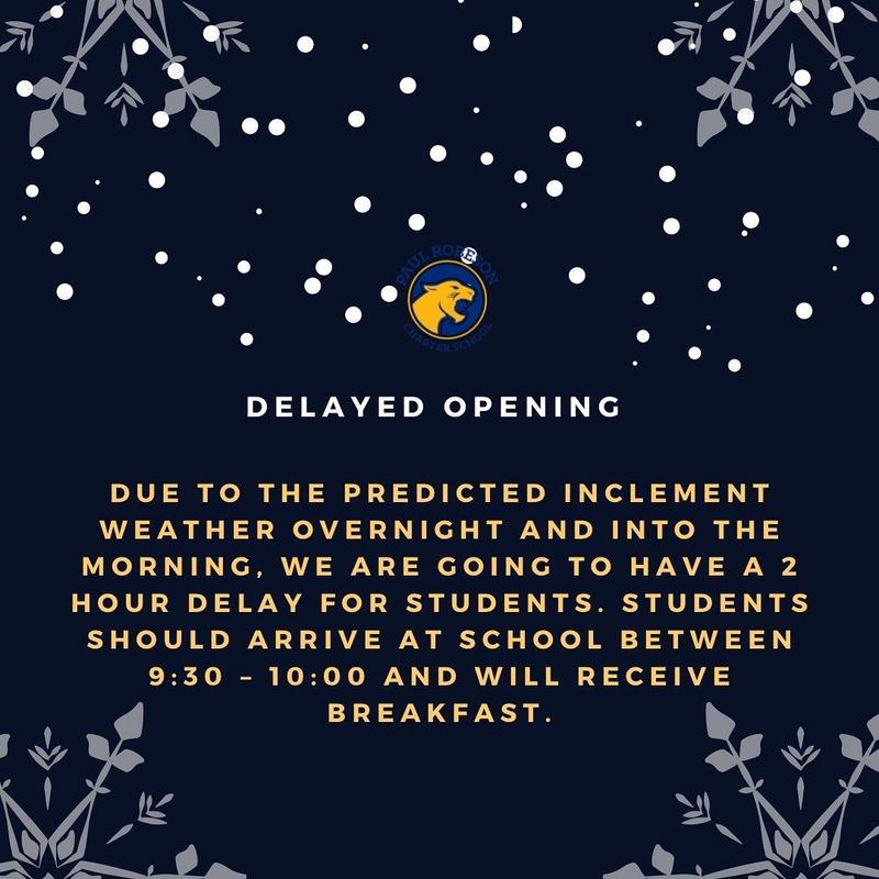 Delayed Start Tomorrow