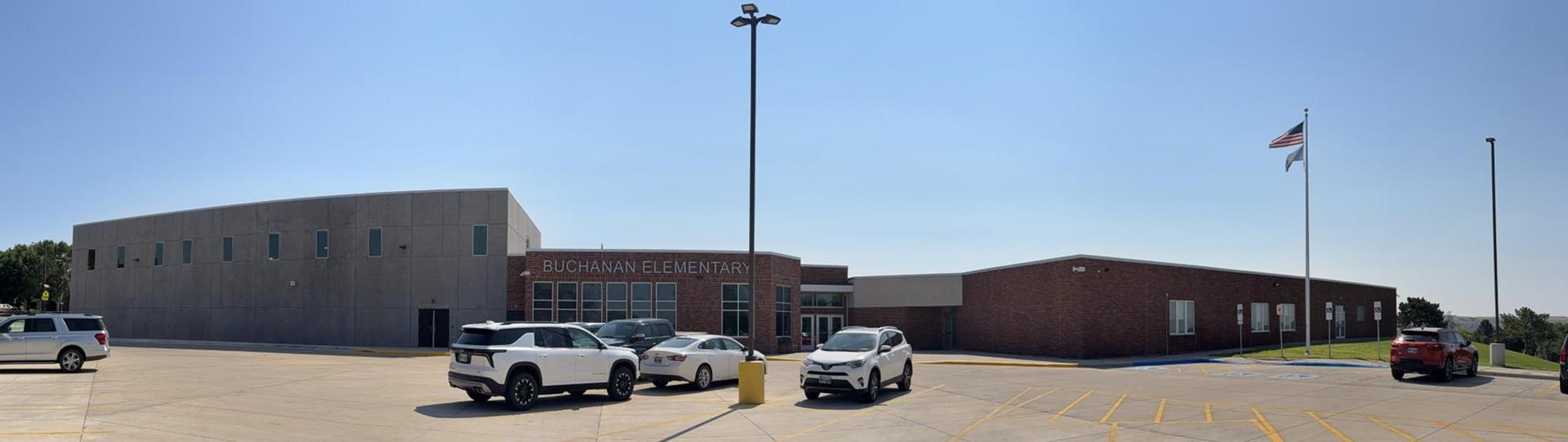 Front of Buchanan Elementary School