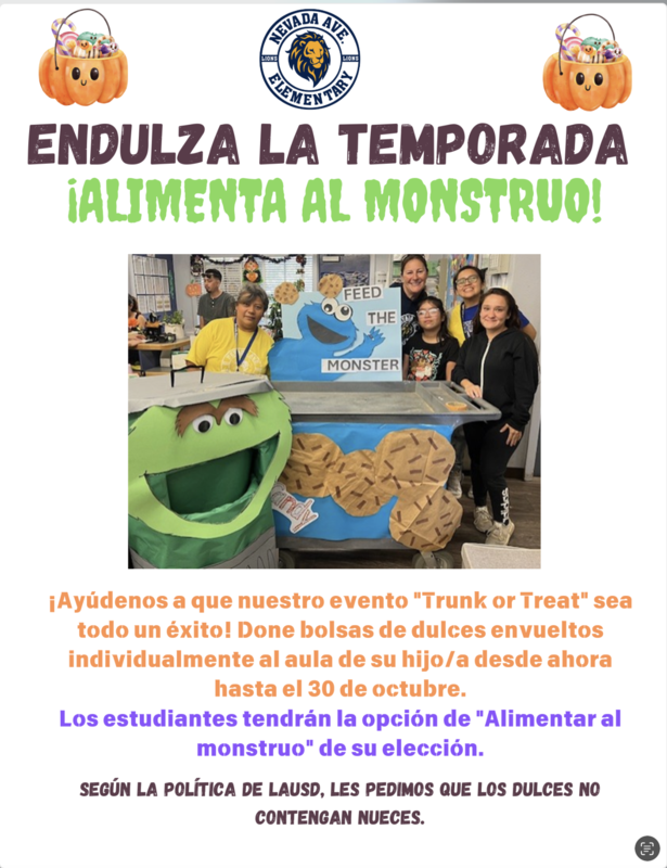 Endulza la temporada alimenta al monstruo