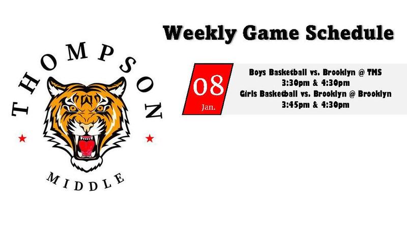 TMS Weekly Game Schedule