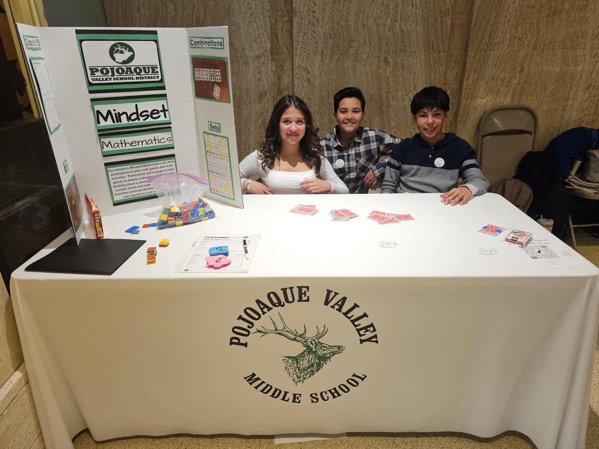 PVSD students represent STEAM at the Capitol Pojoaque Valley School