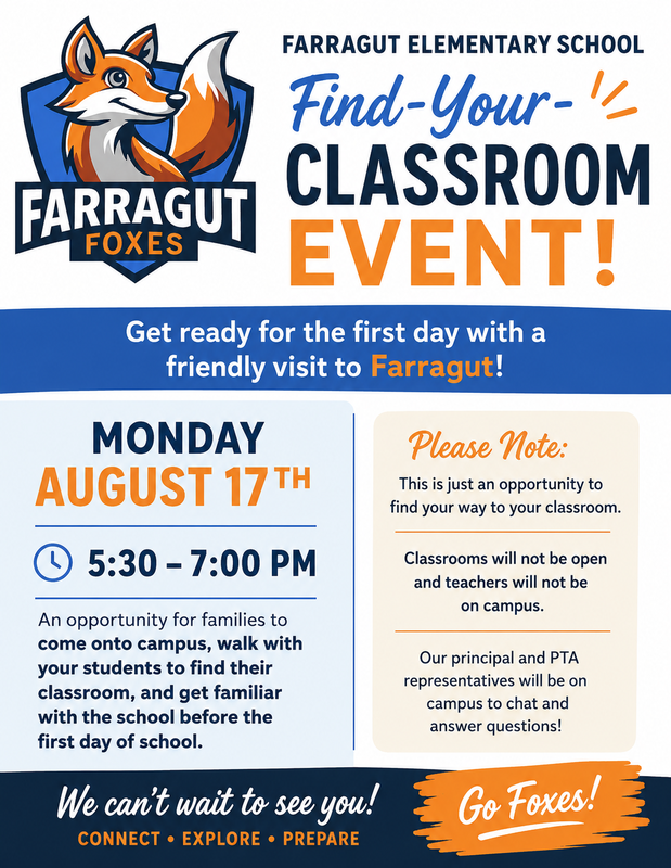 Find your classroom Event Featured Photo