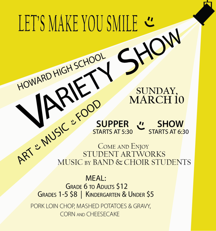 Variety Show and Supper Howard School District 483