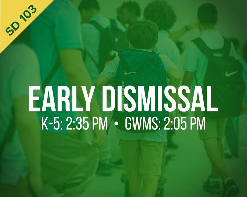 Early Dismissal 12/19