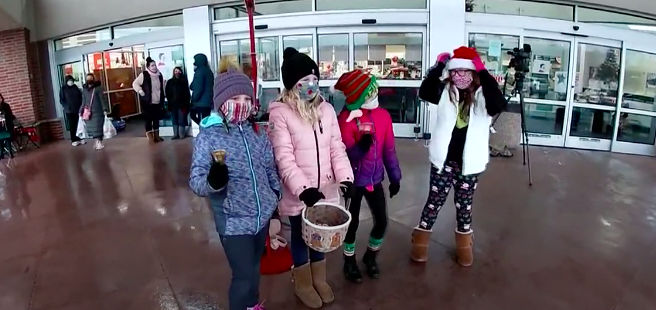 Eugene Field Students Volunteer as Bell Ringers for Salvation Army Featured Photo