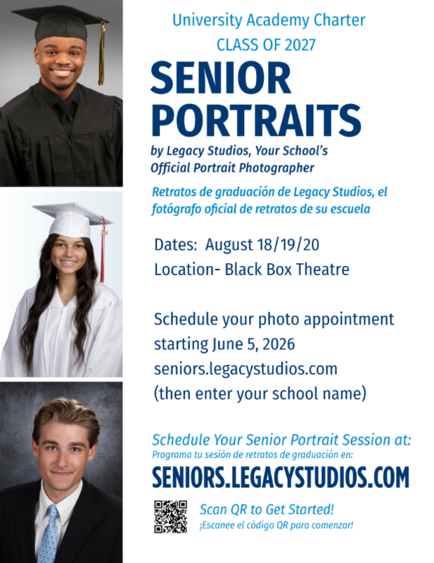 SENIOR PORTRAITS - August 18th, 19th, and 20th Featured Photo