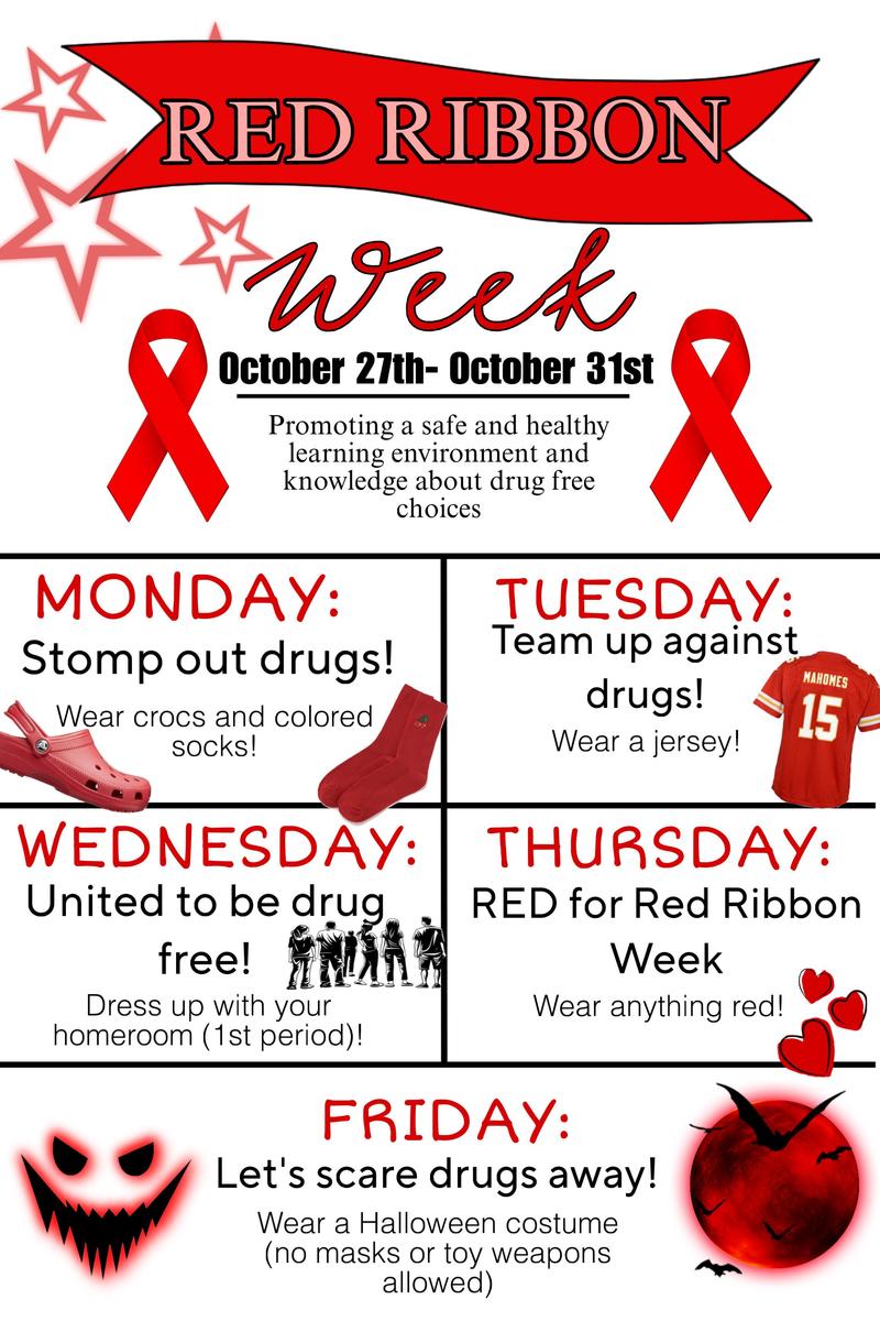 RED RIBBON WEEK - OCT 27-OCT 31