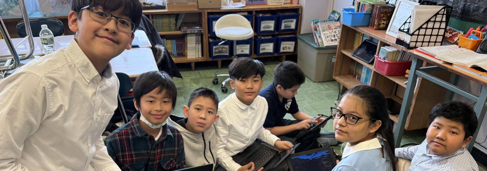 kids practicing debate