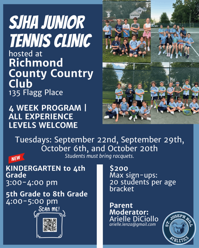 Kindergarten Tennis Clinic is back Featured Photo