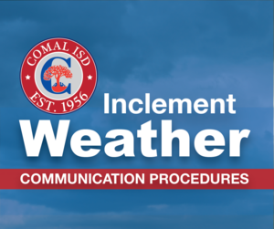 inclement weather communication procedures graphic