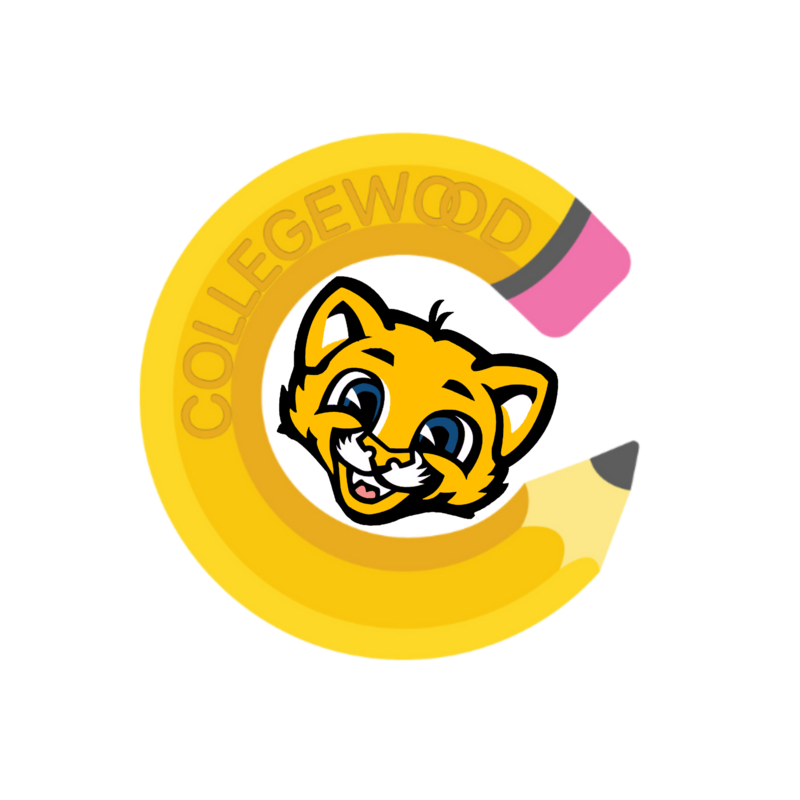 Cougar and Pencil Logo