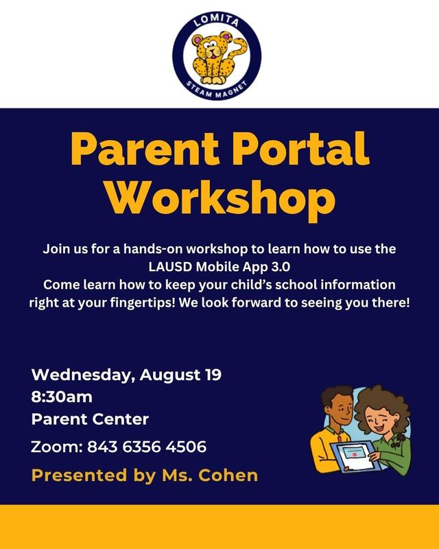 Parent Portal Workshop 8-19-26