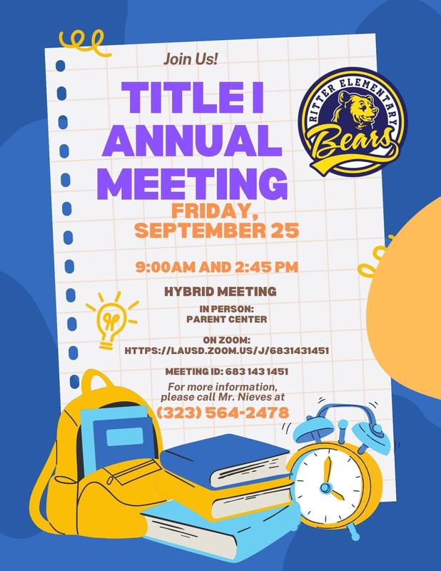 Title 1 Annual Meeting