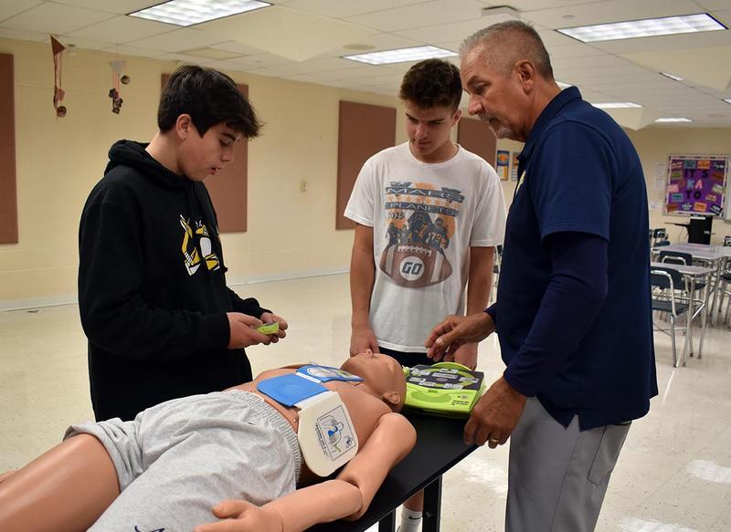 Students in Mars Area High School’s Health Education 9 classes will soon be trained in CPR and First Aid using brand new equipment.