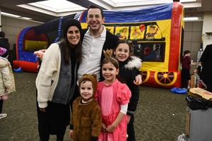 students and their families have fun at the carnival