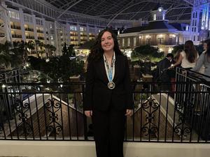 TKHS senior Mackenzie Hoogterp earned fifth place at the National BPA finals.