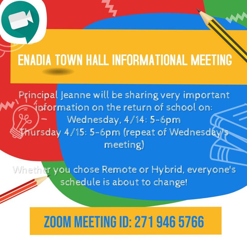 ENADIA TOWN HALL INFORMATIONAL MEETING Featured Photo