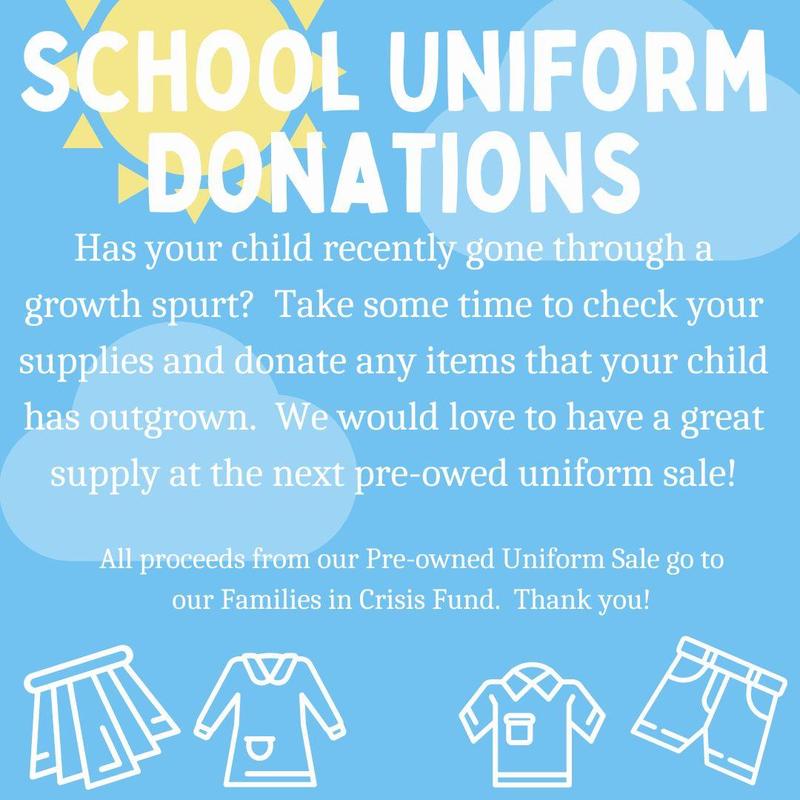 Now Accepting Uniform Donations! Featured Photo