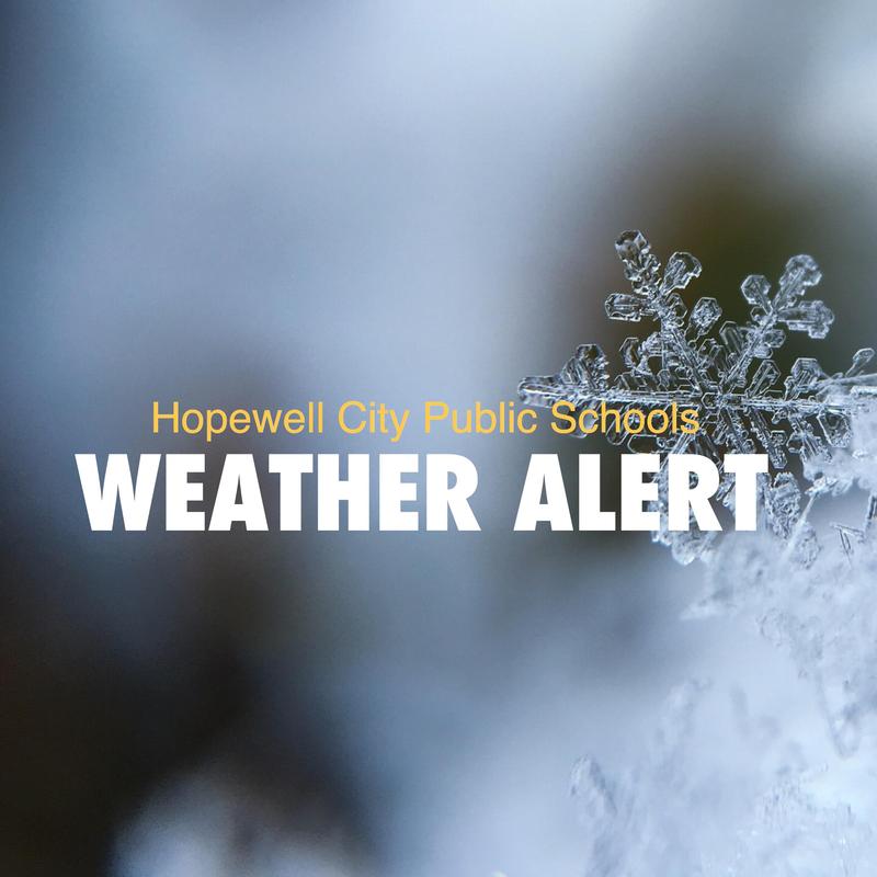 All HCPS schools will be closed Tuesday, December 11, 2018 due to inclement weather. Hopewell