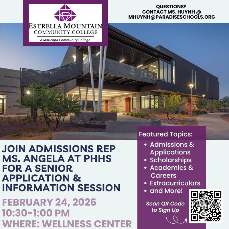 college visit flyer for EMCC