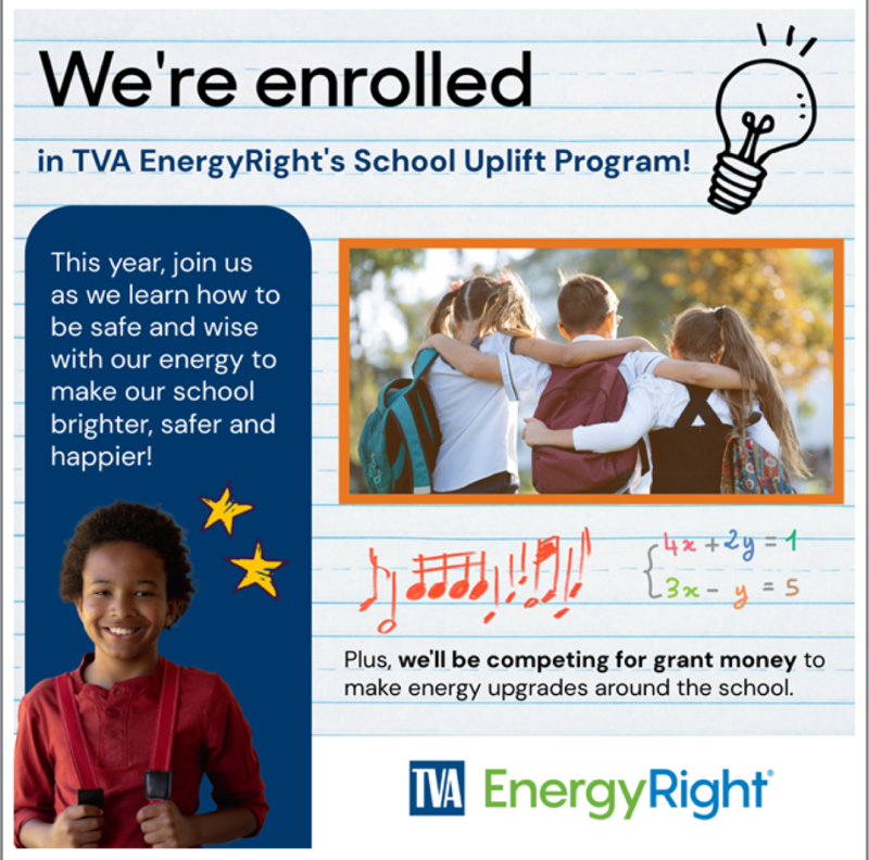 FCPS Participating in TVA Energy Right's School Uplift Program! Thumbnail Image