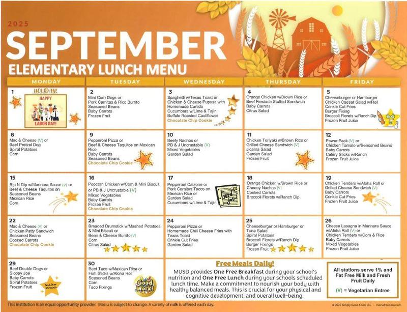 Lunch Menu
