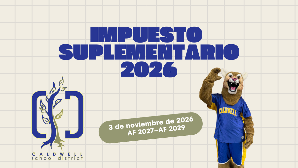Supplemental Levy Banner is spanish 2026