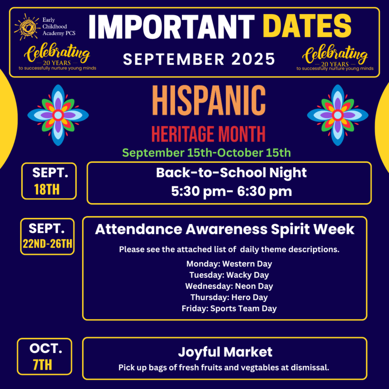 Weekly Guide to Key Dates & Events